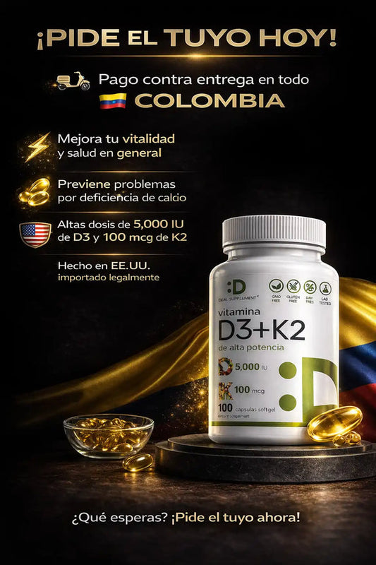 💊 Vitamina D3 K2 X 100 D